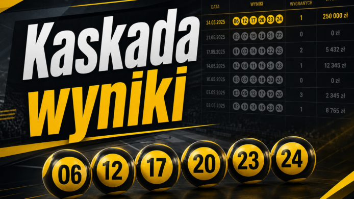 Kaskada wyniki – ostatnie losowania i analiza liczb