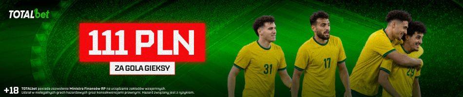 Totalbet: 111 PLN za gola GieKSy