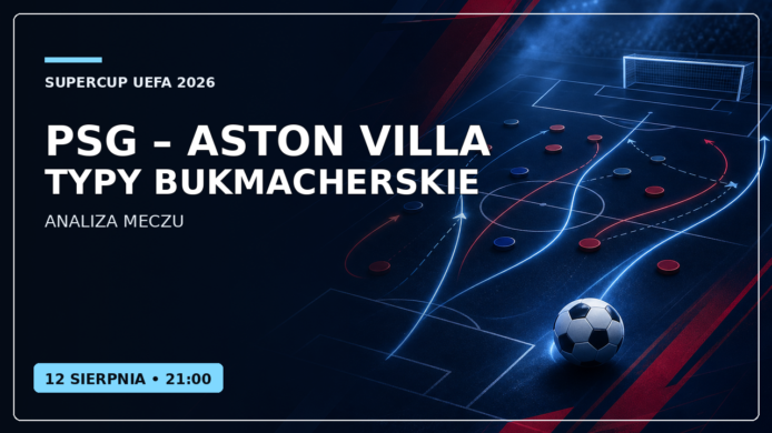 Grafika typerska PSG – Aston Villa, Superpuchar UEFA 2026, 12 sierpnia, 21:00