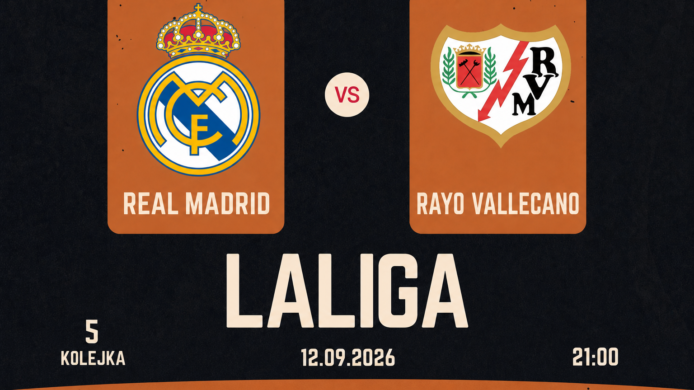 Real Madrid - Rayo Vallecano, LaLiga, 5. kolejka, 12.09.2026 21:00