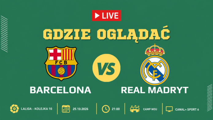 Barcelona – Real Madryt. Gdzie oglądać El Clasico? Transmisja TV i online