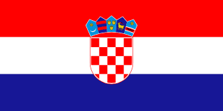 Flaga reprezentacji Chorwacji