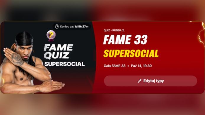 FAME Quiz w Superbet. Wygraj bilety na FAME 34 i freebety!