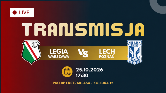 Legia Warszawa – Lech Poznań. Gdzie oglądać? Transmisja TV i online