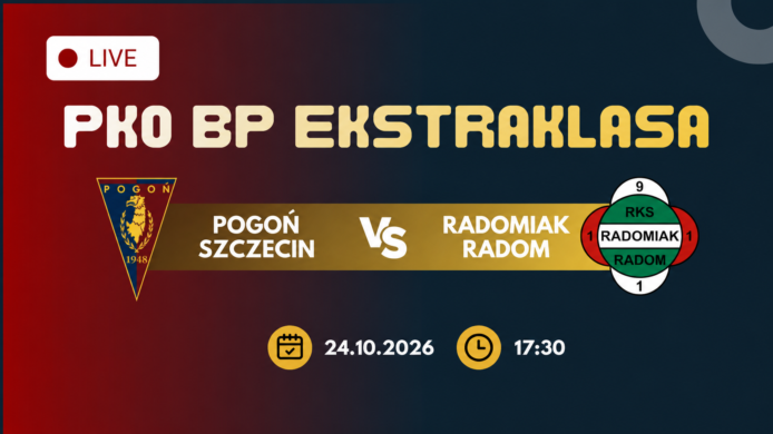 Pogoń Szczecin – Radomiak Radom. Gdzie oglądać? Transmisja TV i online