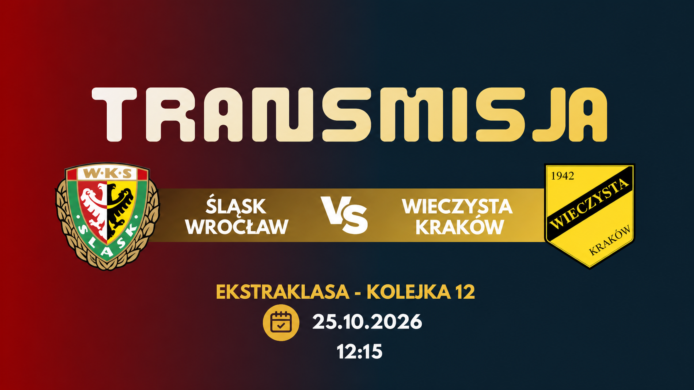 Śląsk Wrocław – Wieczysta Kraków. Gdzie oglądać? Transmisja TV i online