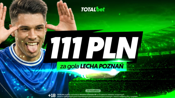 TOTALbet kod promocyjny: Legia – Lech. Freebet 111 PLN za gola Lecha!