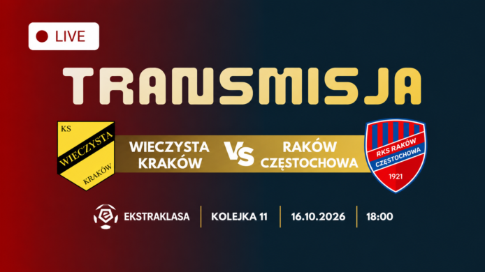 Wieczysta Kraków – Raków Częstochowa. Gdzie oglądać za darmo? Transmisja TV i online